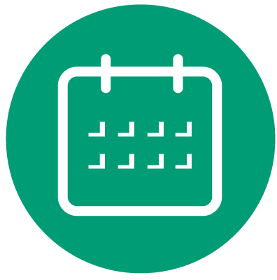 カレンダーのアイコン